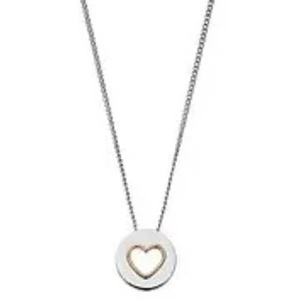 Clogau Oro St Davide argento Sterling e Rosa Cerchio D'oro "Love" Ciondolo - Bild 1 von 1