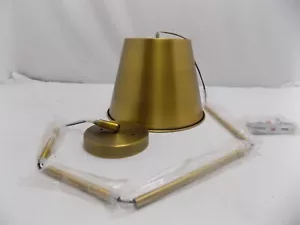 Westinghouse Derose 6111500 Brushed Brass 11"W Metal Tapered Pendant S3D - Picture 1 of 2