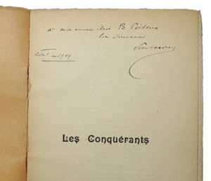Envoi autographe Pontsevrez. Les conquérants ( Poésies). Mission du Congo-Nil - Picture 1 of 5