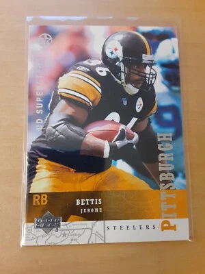 2003 Upper Deck UD SuperStars #195 JEROME BETTIS Pittsburgh Steelers, HOF (MINT) - Image 1 of 2