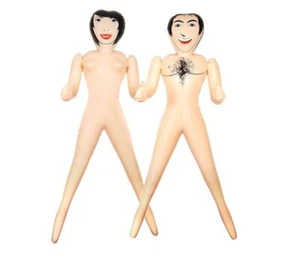 AUFBLASBARE aufblasbare Puppe Frau Dame oder Mann Junggesellinnenabschied Junggesellenabschied Spaß Streich 1,5 m/5 Fuß hoch - Bild 1 von 3