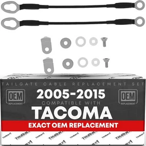 Tailgate Cable Set for Tacoma - Support Straps, Metal, 12.5" Long - Picture 1 of 5