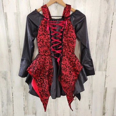 Костюм косплей платье вверх черный и красный платье кружева Tween XL - Изображение 1 из 4