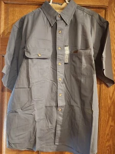 Carhartt Short Sleeve Button Down Shirt men's large - Picture 1 of 3