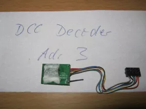 Decoder Dekoder DCC Adresse 3 a. Piko 57959 BR189 ES64 H0 1:87 absolut neuwertig - Bild 1 von 3