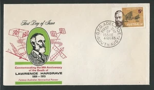 1965 Australia 5d Lawrence Hargreaves FDC - ACCA - By Gower - Scarce. - Bild 1 von 2