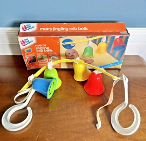 Vtg 1986 The First Years Merry Jingling Crib Bells toy w/original box - Unused - Picture 1 of 6