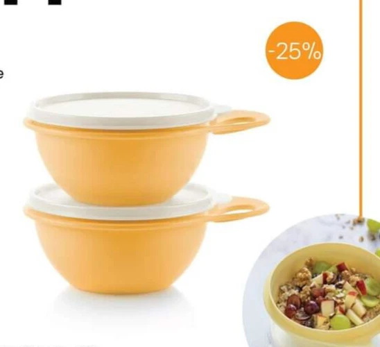 LOT DE 2 BOLS  POUCE  600 ML   TUPPERWARE NEUF - Photo 1/1