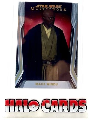 15/25 PACK FRESH 2021 Topps Star Wars Masterwork Red #54 Jedi Master Mace Windu - Image 1 of 2