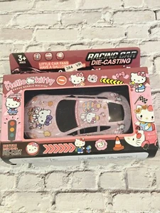 Hello Kitty Racing Car, Lightweight, Two Way Push And Pull, 3+ Years - Picture 1 of 3