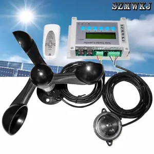 Dual Axis Solar Tracker Controller + Light Sensor + Wind Speed Sensor +IR Remote - Picture 1 of 12
