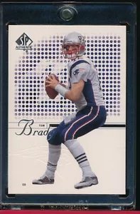 TOM BRADY 2002 SP AUTHENTIC 2ND YEAR CARD # 1 SP! 7x CHAMP PATRIOTS/BUCS! - Picture 1 of 2