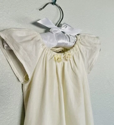 Vestido de bautizo de bautizo vintage ganchillo encaje floreros zapatos diadema  Foto 1 de 4