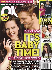 OK! Magazine July 9 2012 Robert Pattinson Kristen Stewart Teen Mom Brad Womack - Foto 1 di 2