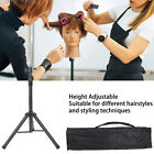 Wig Head Stand Tripod Metal Aluminium Alloy Height Adjustable Mannequin Mani HPT