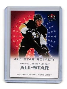 2008-09 Fleer Ultra All-Star Royalty #ASR8 Evgeni Malkin Pittsburgh Pe SKU#16168 - Bild 1 von 2