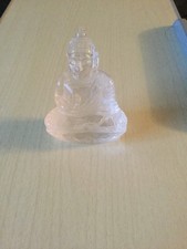 4” crystal buddha statue