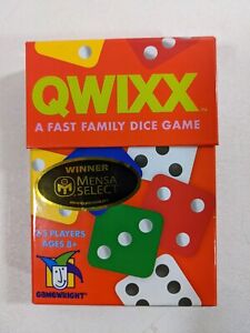 QWIXX Family Dice Game NEW 2-5 Players Gamewright Age 8+ Mensa Winner