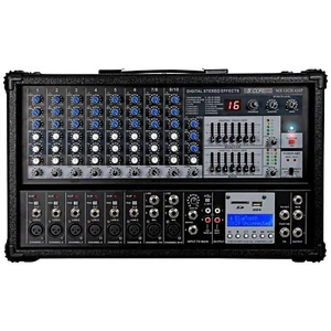 5Core Audio Mixer Powered 12 Channel Mixer System USB MP3 Bluetooth SD readers - Picture 1 of 11