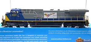 HO BROADWAY LIMITED 5058 AC6000 CSX 5001 DCC SOUND HIGH DITCH LIGHTS DIVERSITY - Picture 1 of 3