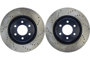 Front PAIR Stoptech Disc Brake Rotor for 1992-2002 Dodge Viper (43796) - Picture 1 of 6