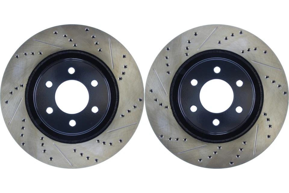 Передняя пара роторов дискового тормоза Stoptech для Dodge Viper 1992-2002 годов выпуска (43796) - Изображение 1 из 4