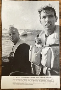 Buchausschnittfoto Jacques Piccard Don Walsh Triest 1960 - Bild 1 von 1