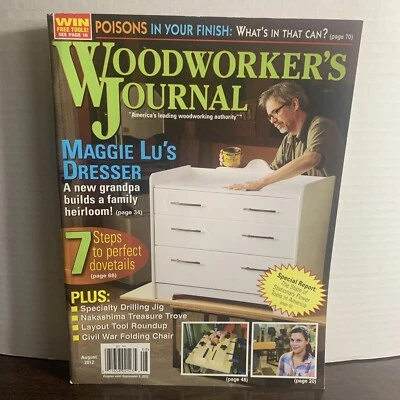 Vintage Woodworker’s Journal August 2012 7 Steps To Perfect Dovetails - Image 1 of 4