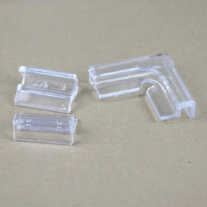 Aquarium Glas Ecke Schutz Acryl Aquarium Befestigung Clip Abdeckung Halterung - Bild 1 von 2