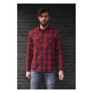 Mcs Worker Flannel Red/Grey Shirt Size L - Picture 1 of 1