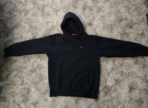 Supreme Small Box Logo Black Hoodie Size medium - Picture 1 of 6