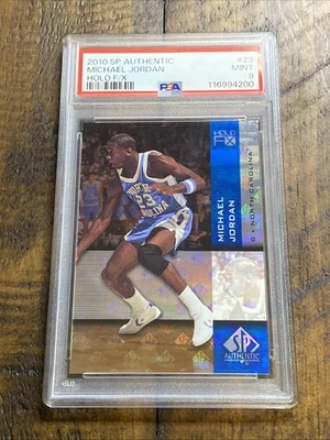 2010-11 SP AUTHENTIC MICHAEL JORDAN HOLO F/X PSA 9 MINT - Image 1 of 2