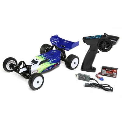 Losi Mini B RC Buggy 1/16 2WD Blau RTR LOS01016T1 - Bild 1 von 4