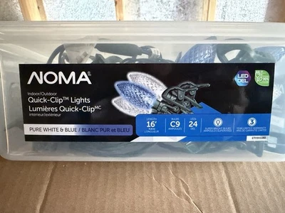 Luzes de Natal Noma C9 LED clipe rápido | Luzes de corda embutidas com clipe  | - Imagem 1 de 4