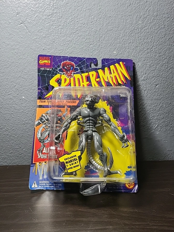 1994 ToyBiz Marvel Spider-man Alien Spider Slayer Action Figure