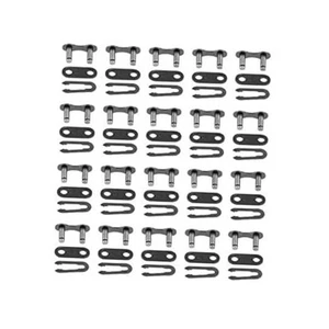 20 Set Bicycle Bike Metal Chain Master Link Connectors Repair Parts - Picture 1 of 8