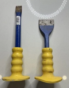 Set Of 2 Dasco Guarded Flat Utility Chisel Flat Utility And Floor VN73374 G472 - Picture 1 of 5