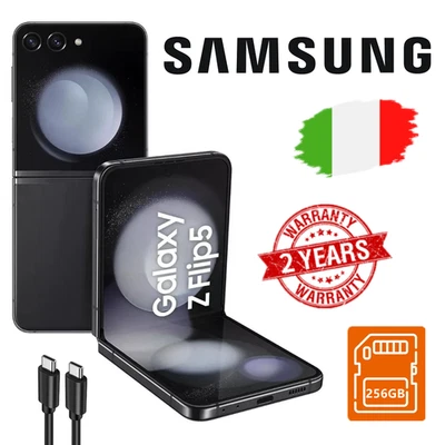 NUOVO Samsung Galaxy Z Flip5 SM-F731 - 256GB - Graphite (Sbloccato) ❤ Originale - Immagine 1 di 4