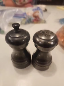 Leonard Silver Plated Salt And Pepper Shaker 3.5" Italy - Picture 1 of 4