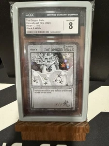 Cannabeast TCG Hikari The Dragon Balls 77/86 B&W FA Serialized 1/1 CGC 8 NM/MT - Picture 1 of 1