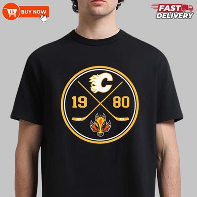 Calgary Flames Prize Red Team Licensed TShirt - Multicolors, S-5XL - Image 1 of 4