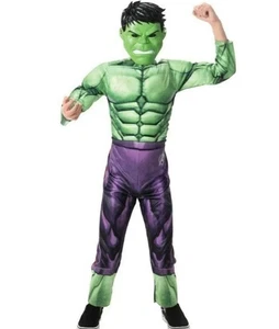 The Avenger Hulk Child size 6-7 Small padded Muscle Chest Costume New 3-4 years - Picture 1 of 3