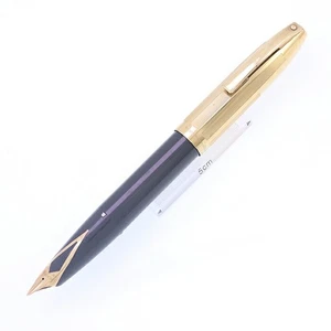 SHEAFFER Fountain Pen PFM V Snorkel Gray GF Cap EF Used Condition - Picture 1 of 9