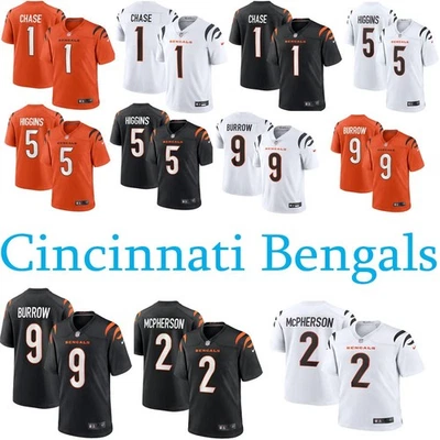 Camiseta cosida para hombre Bengals 2025 Player Game Foto 1 de 2