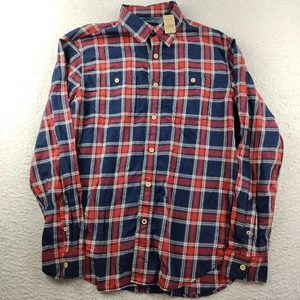 American Eagle Flanellhemd Knopfleiste rot Herren groß kariert neu mit Etikett - Bild 1 von 7