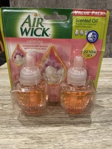 Pck of 2 Air Wick Scented Oil Refill Magnolia & Cherry Blossom Scent New (e) - Picture 1 of 5