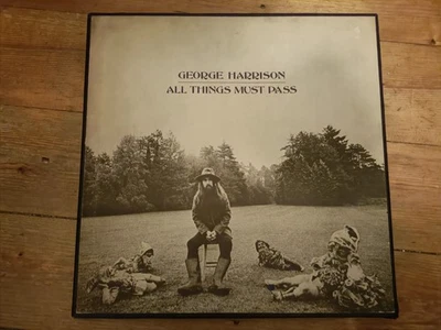 George Harrison 1970 3LP Box Set All Things Must Pass Vinyl  1U Matrix UK Apple Foto 1 de 4
