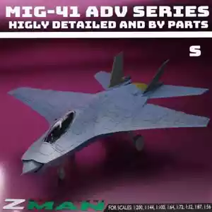 3D Printed 1/72 Russian fifth-generation aircraft MiG 41S Unpainted Model NEW! - Picture 1 of 4