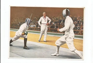 Olympia 1932 Los Angeles - Säbelfechten - G. Gaudini - G Piller - Sammelbild 142 - Bild 1 von 1