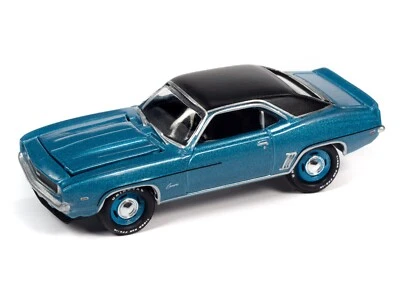 Johnny Lightning NEW '69 Chevy COPO Camaro RS 1/64th Diecast Car by AW JLMC031A - Image 1 of 4
